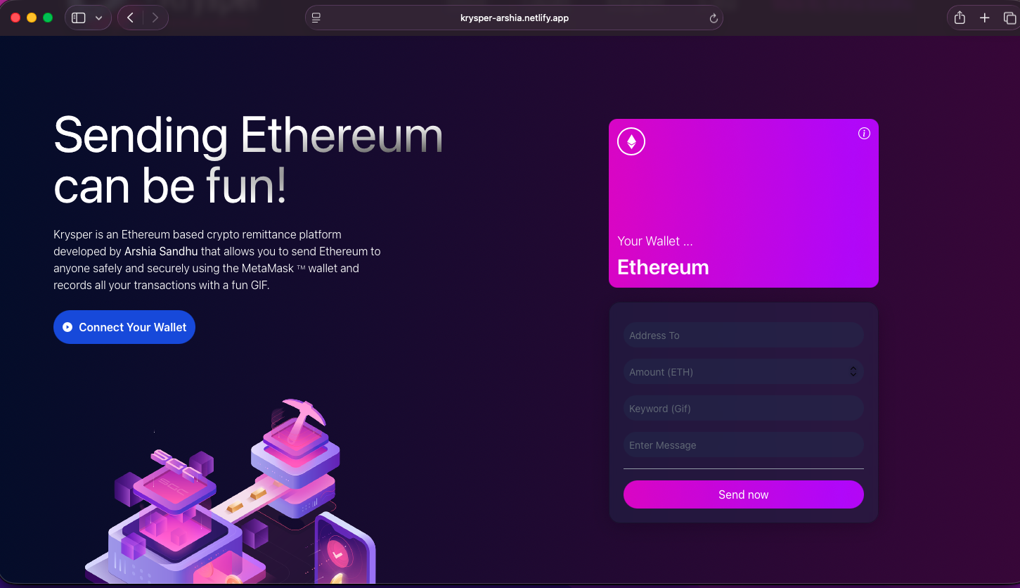 Krysper - Project Screenshot