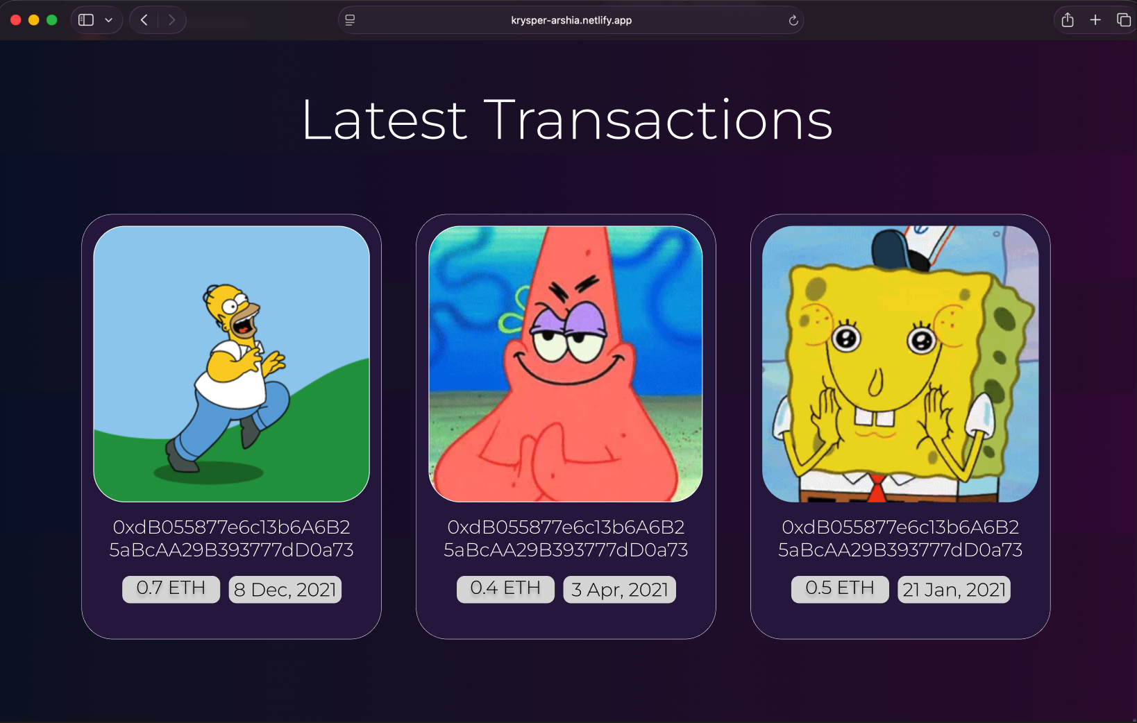 Krysper - Project Screenshot